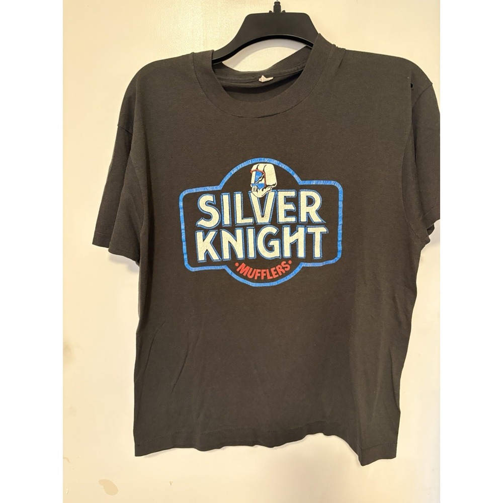 Vintage Silver Knights Mufflers T-shirt Size L